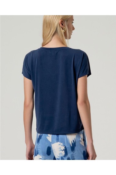 CAMISETA MODAL AZUL MARINO