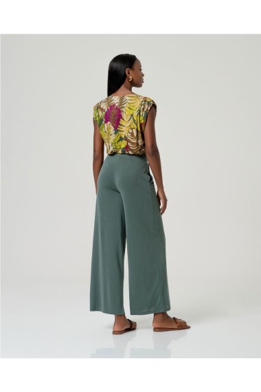 PANTALON MODAL FLUIDO VERDE