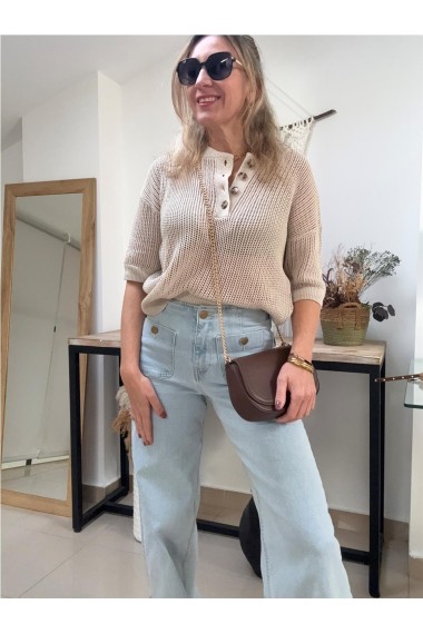 JERSEY ANCORA BEIGE