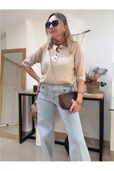 JERSEY ANCORA BEIGE