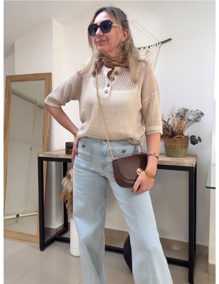 JERSEY ANCORA BEIGE