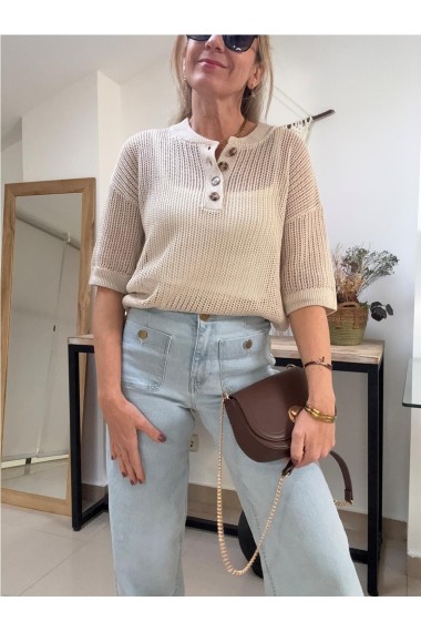 JERSEY ANCORA BEIGE