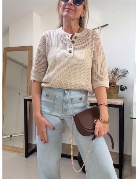 JERSEY ANCORA BEIGE