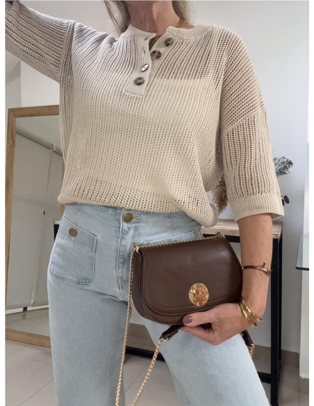 JERSEY ANCORA BEIGE
