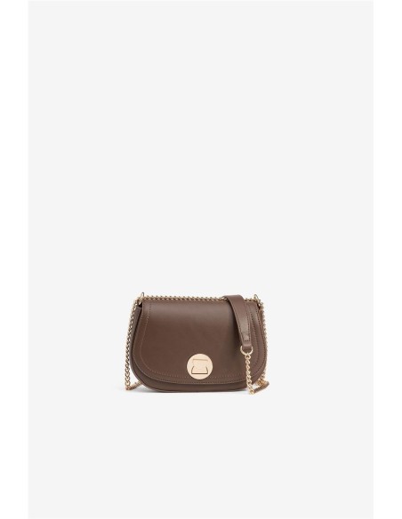 BOLSO PEQUEÑO CADENA MARRON