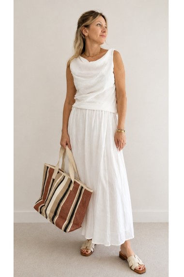 TOP CRETA BLANCO