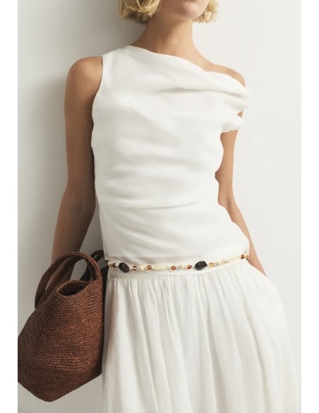 TOP CRETA BLANCO