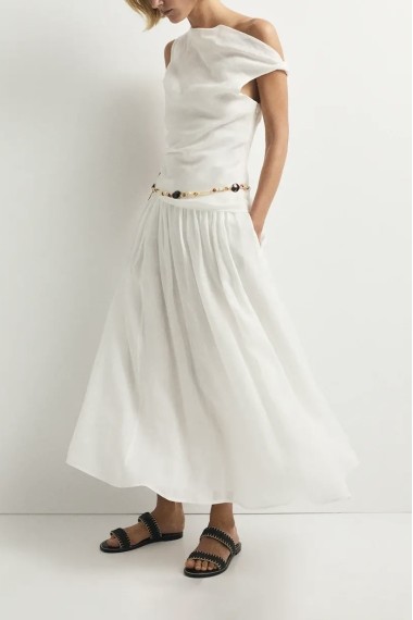 FALDA CRETA BLANCO