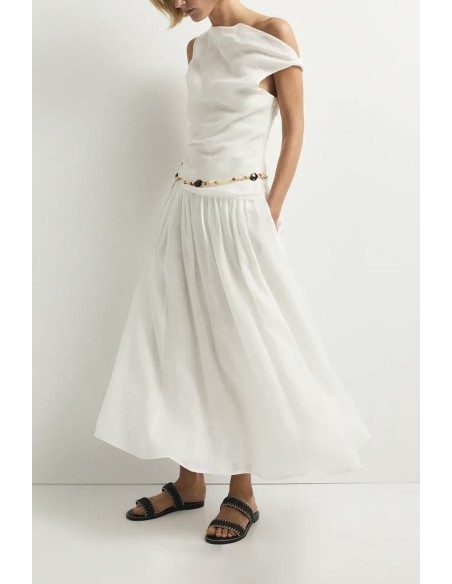 FALDA CRETA BLANCO
