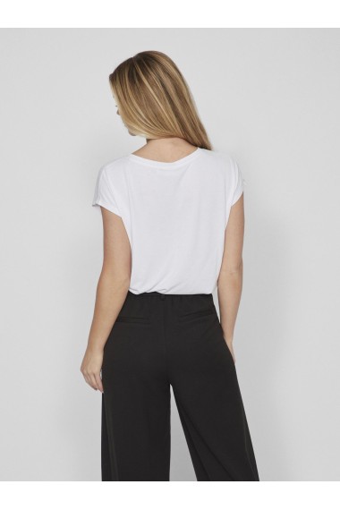 CAMISETA MODAL PICO BLANCO