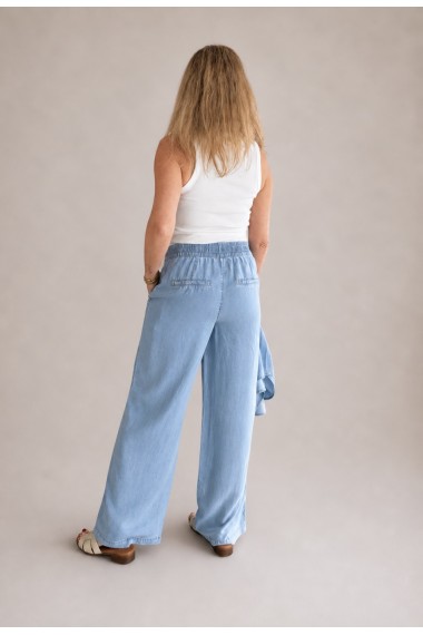 DENIM TENCEL GOMA AZUL CLARO